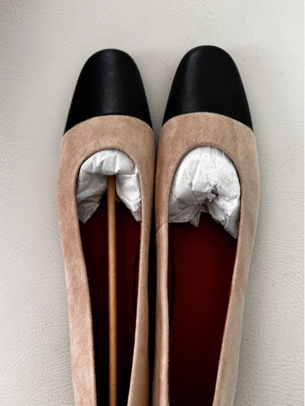 Vagabond Shoemakers Jolin Ballet mi Flat US9/EU40 in Steel Tan/Black